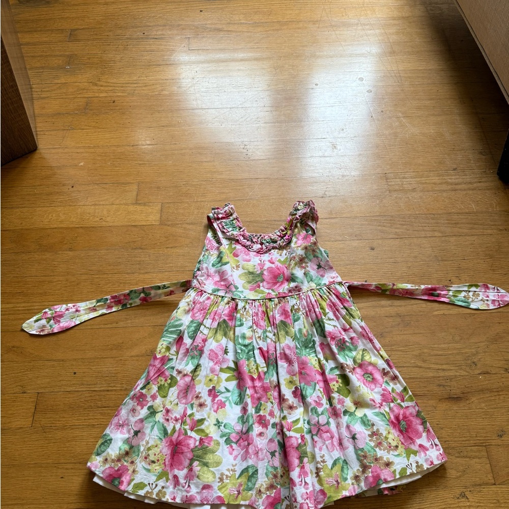 Floral Sleeveless Dress with Sash Louise size 3